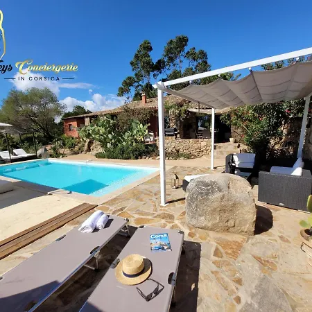 Hébergement de vacances Casa Salya 8 Pers Piscine Privee Chauffee San Cipriano Lecci